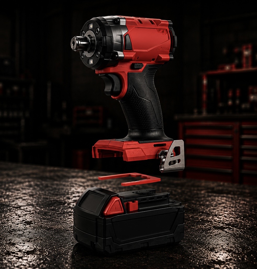 REDLOCK Battery Fit Stabilizer 1.0 mm akkumulátor satibizáló betét Milwaukee M18 akkumulátorokhoz